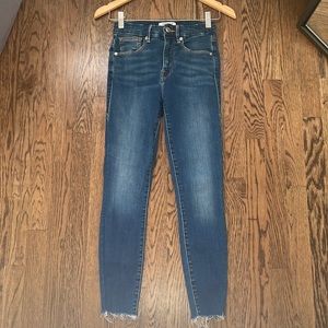 Good American Good Waist Crop Jeans